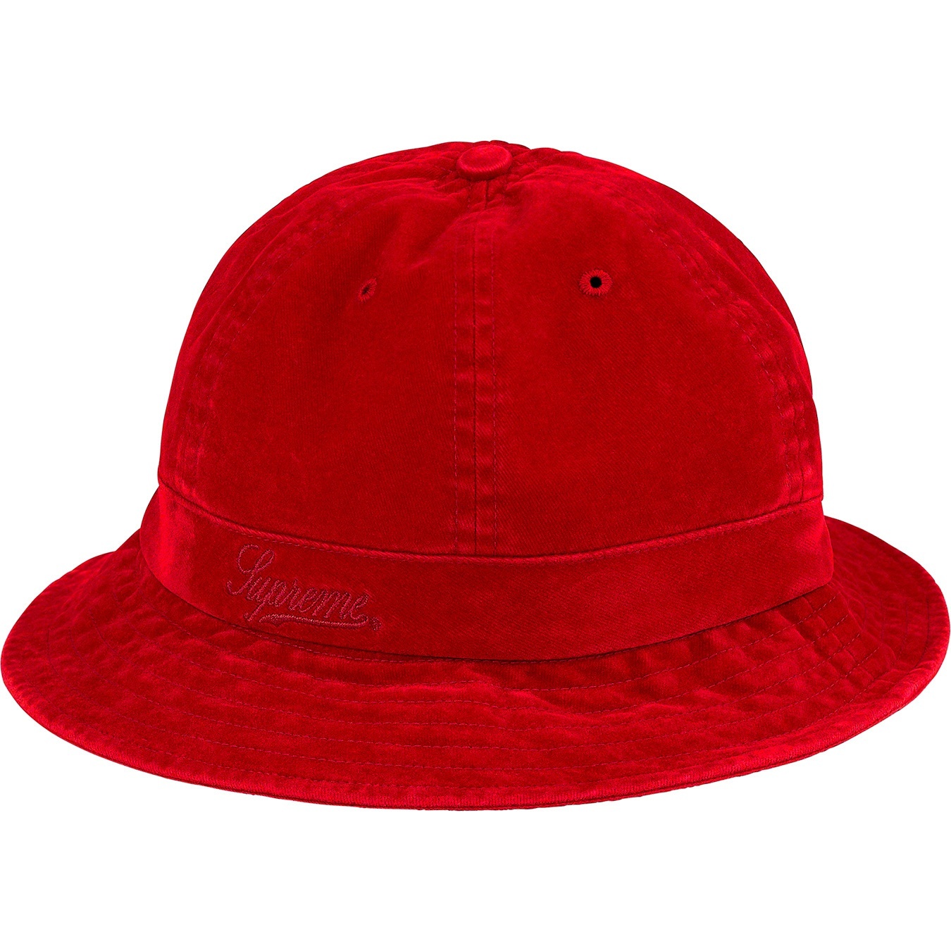 Washed Velvet Bell Hat view 5